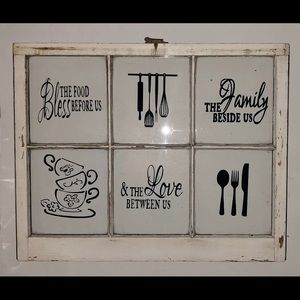 Window Frame Wall Decor